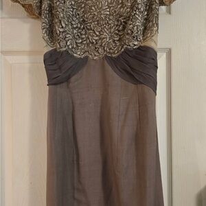 Elegant Lace Overlay Dress